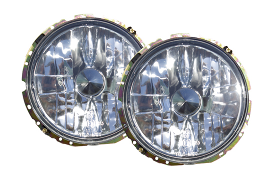 Headlight insert clear glass