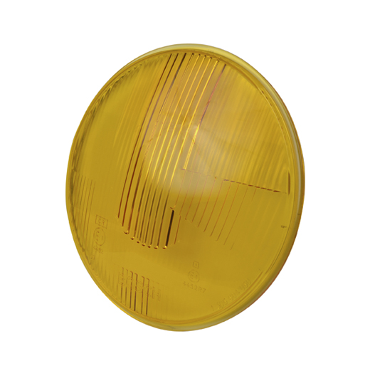 Koplampglas Bosch, Bilux, geel, 4.61-7.73