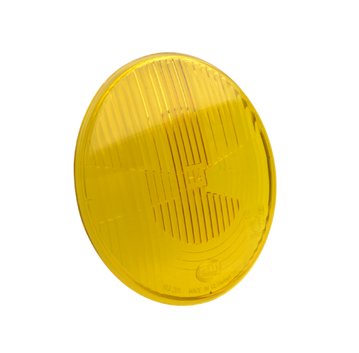 Koplampglas Hella, H4, geel, 4.61-7.73