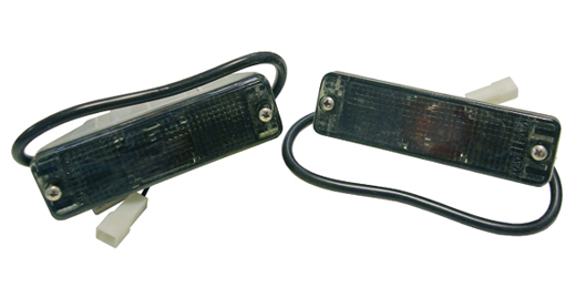 Knipperlichten zwart recht lens 8.74-