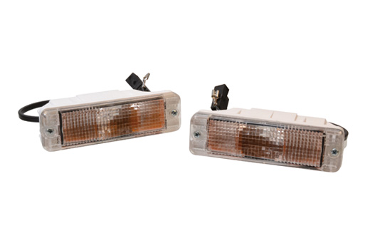 Knipperlichten wit recht lens