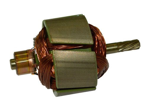 Armature, wiper motor, conversion 6V to 12 V