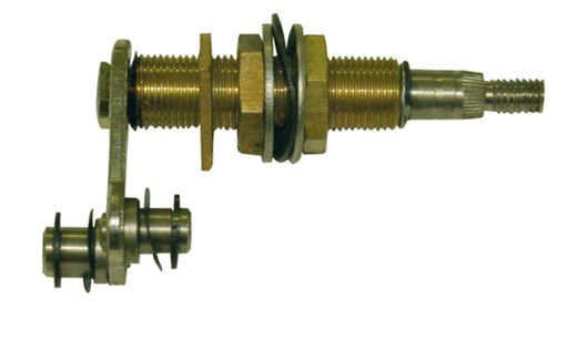 Wiper pivot, left, beetle, 8.69-7.72