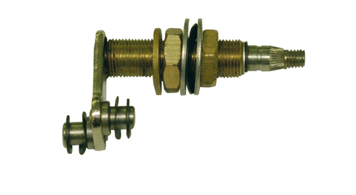 Wiper pivot, left, beetle, 8.72- (without 1303)