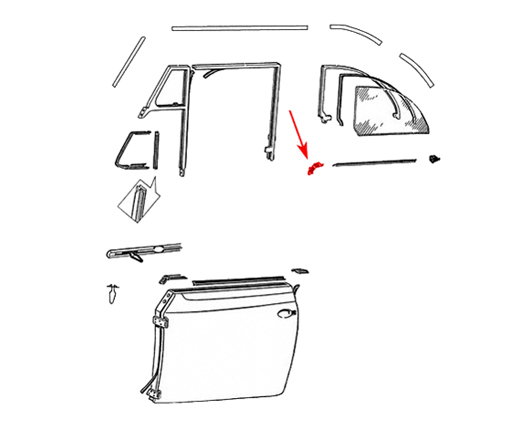 Front quarter wedge Cabrio 54-7.64