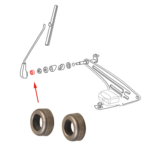 Ruitenwisseras kapjes, -7.57