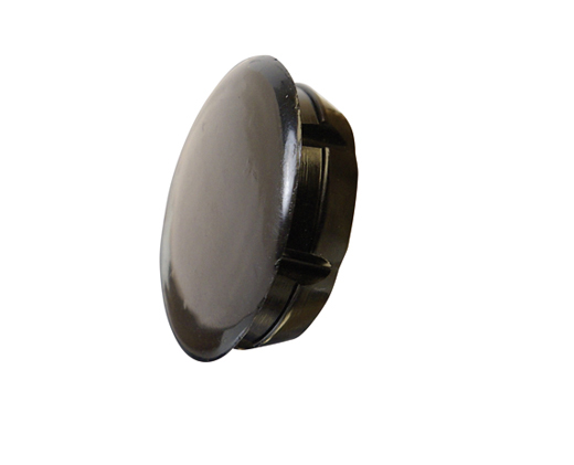 Deurscharnierbout afdekdopje zwart 60-, st