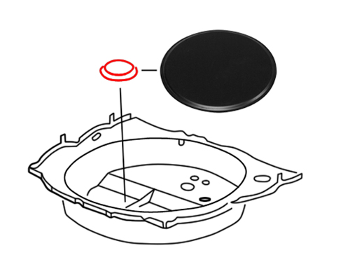 Spare-wheel pan 1302/1303 plug (1) 136mm