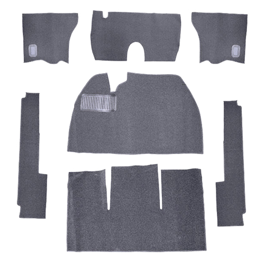 Carpet kit, gray, 8.53-7.57