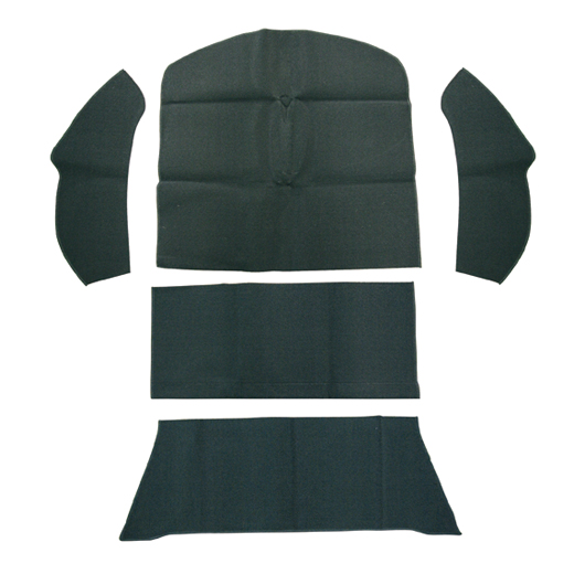 Kattebak bekleding Zwart 8.72-