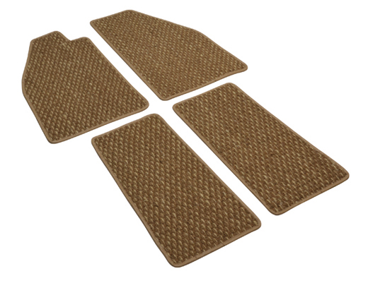 Floor mats, coco, -.57, beige/light brown