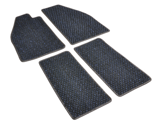 Floor mats, coco, -.57, blue/black
