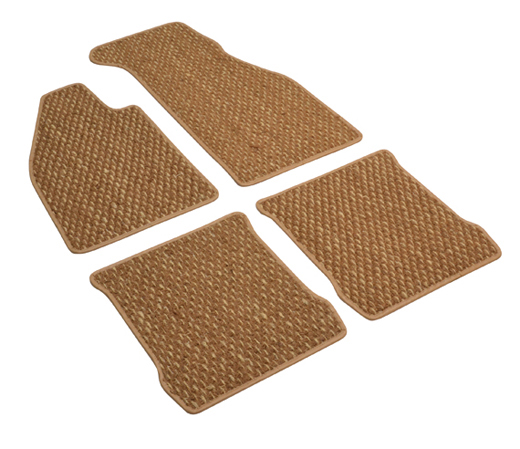 Floor mats, coco, 8.72-, beige/light brown, footrest
