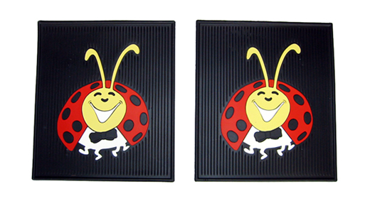 Rubber floormats rear