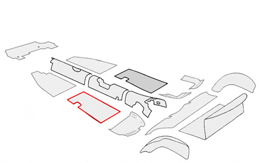 Dmmung Bodenplatten hinten links