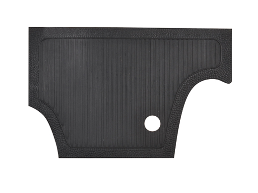 Rubber vloermatten deel, spatwand, zwart, 8.65-  (Top-kwalite