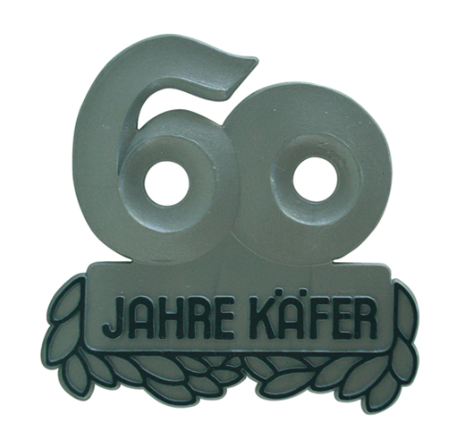 Jubileum embleem, "60 Jahre Kfer", grijs