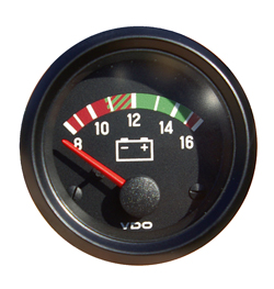 Voltmeter, "COCKPIT INTERNATIONAL", 52 mm