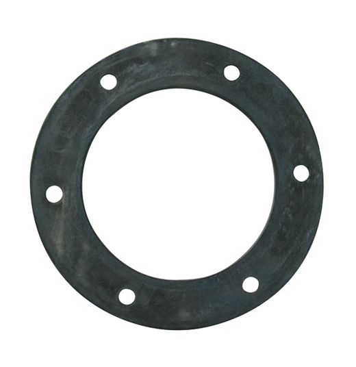 Vlotter pakking, rubber, gaten cirkel 80 mm