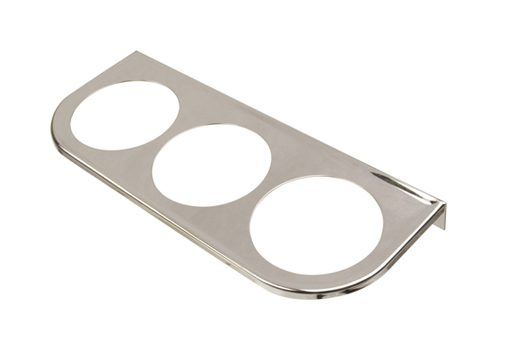 3-gaats Instrumentenhouder, Chrome