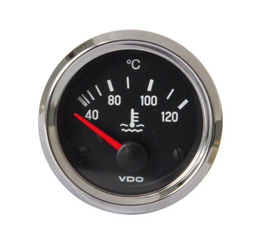 Water thermometer "COCKPIT INTERNATIONAL", 52 mm, chroom