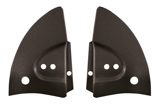 Afdekplaten cabriokap binnenzijde 8.67- zwart