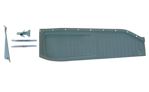 Floorpan complete left -7.55 (Top-quality)