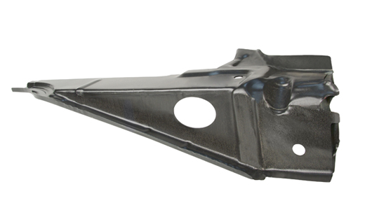 Hoekplaat onder achterbank links 8.70-