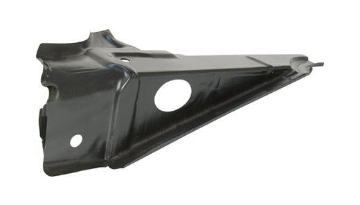 Hoekplaat onder achterbank rechts 8.70-