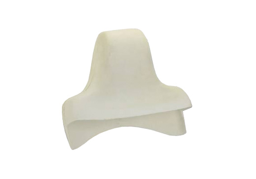 Headrest padding, integrated, 8.69-7.72