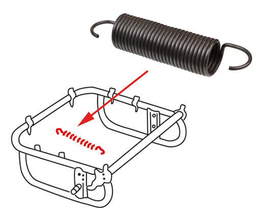 Veer, stoelvergrendeling