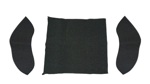 Boot liner velour Black 8.57-7.64