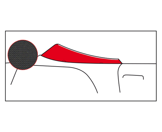 Dust cover, 12.68-, vinyl, black