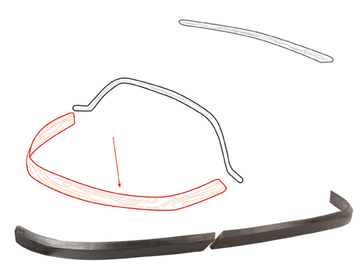 Cabriokap boog achter -11.68