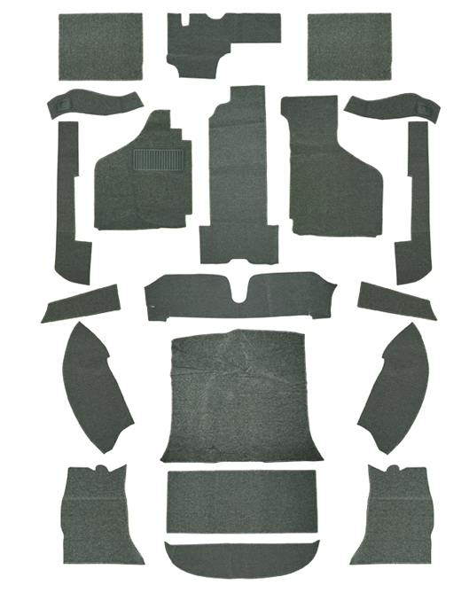 tapijtset, Karmann Coup, grijs, -.68