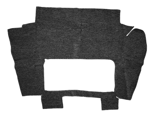Kofferbak tapijt, Karmann, zwart , 8.55-7.59