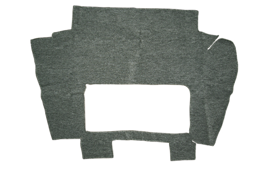 Kofferbak tapijt, Karmann, grijs, 8.55-7.59