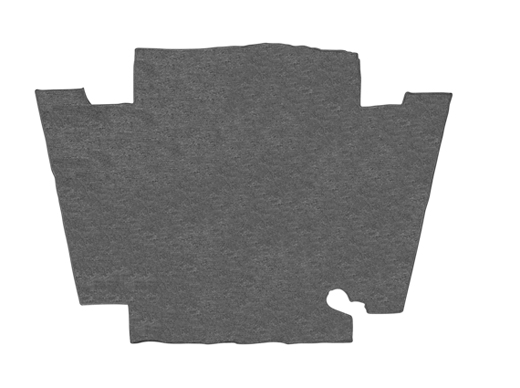 Kofferbak tapijt, Karmann, zwart , 8.59-7.67