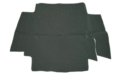 Kofferbak tapijt, Karmann, zwart , 8.67-7.74