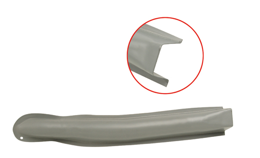 Air duct, rear, left