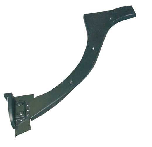 Heater channel section, front, bottom, rechts