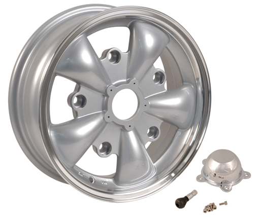 Empi 5 spoke zilver 5.5x15"