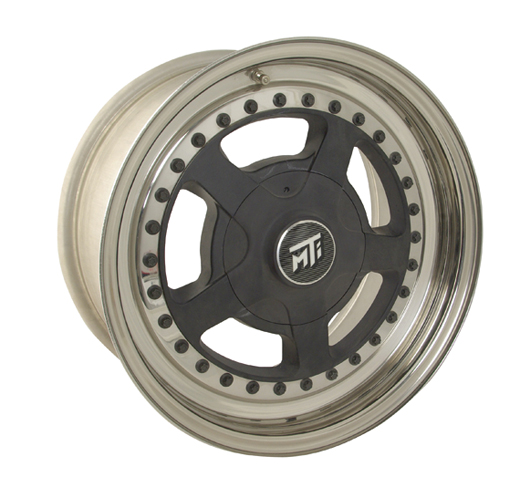 MTI 7.5x15" ET22 Stainless/Black