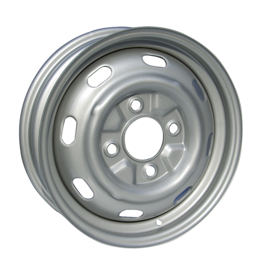 Staalvelg "Serie", 4.5 x 15, ET 45 mm, zilver