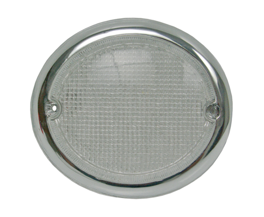 Turn-indicator lens, white, front, left, Bus T1, 8.63-7.67