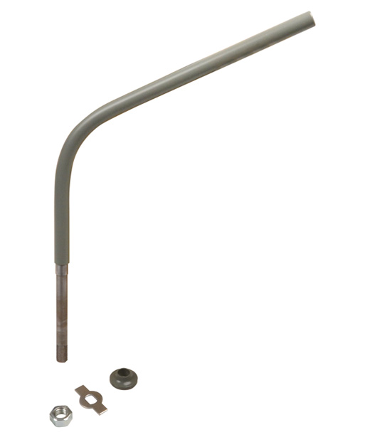 Spiegelarm, overmaat, grijs gelakt, rechts