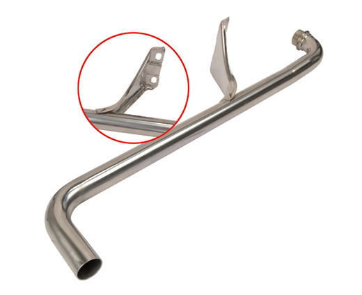 Uitlaatpijpje RVS T2 1.3-1.6 8.73-7.79