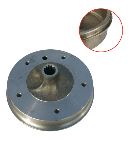 Brake drum, rear, 5x205, 8.67-2.68