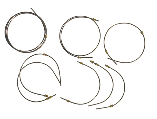 Brake line kit, Kunifer, Bus T2, 8.69-7.70, drum brake