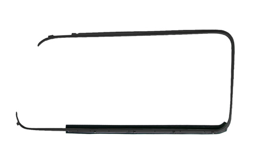 Deurraamrubber zwart lijst links, 8.67 - 7.79